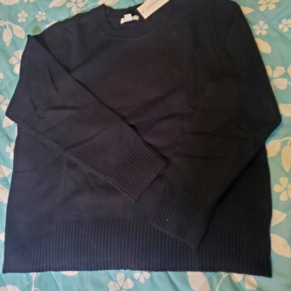 Charter Club Long-Sleeve Crewneck Sweater - Picture 2 of 7